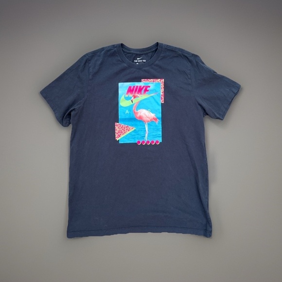 Men’s Nike Air Beach Flamingo Black Tee Tshirt size Large in GUC - Picture 3 of 5